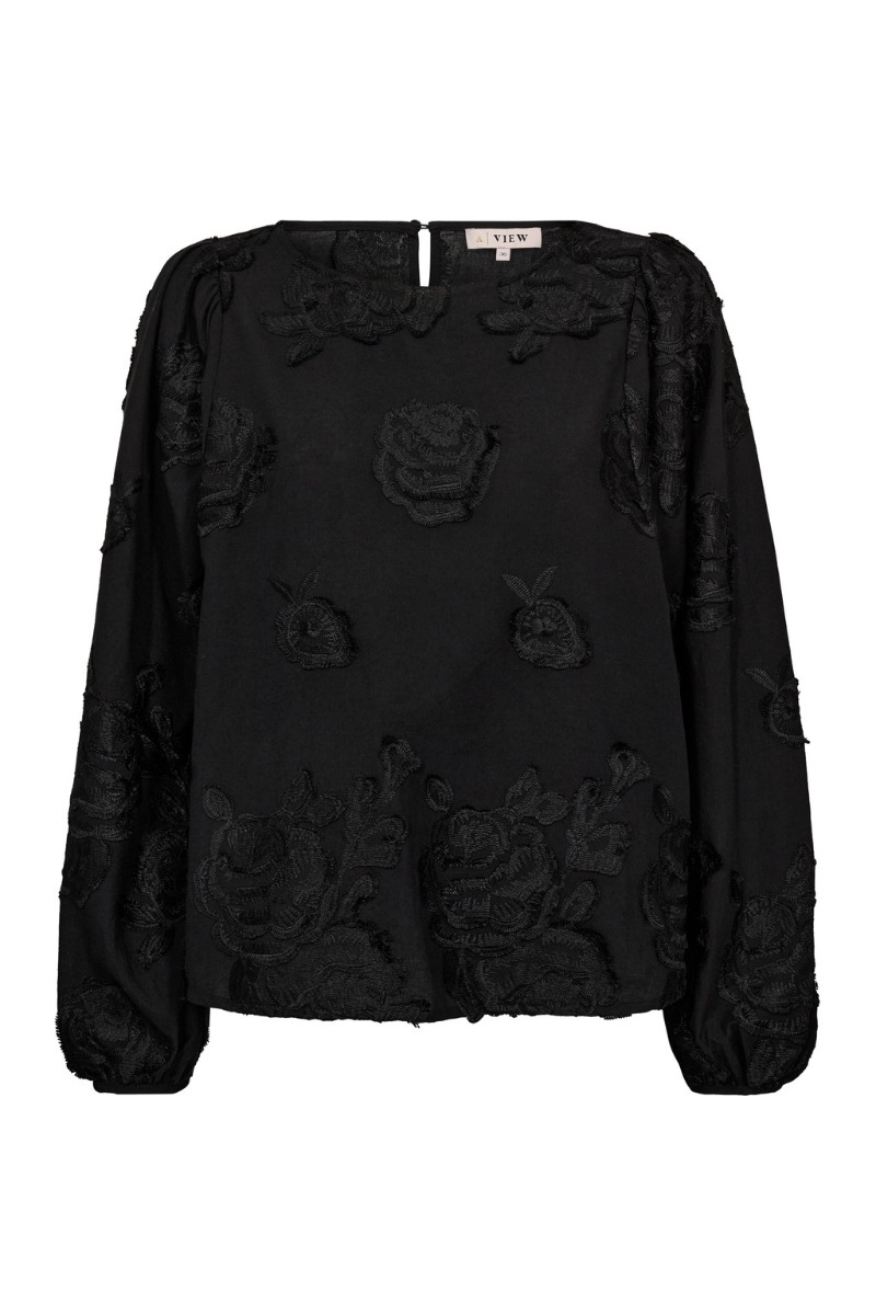 A-View - Bluse - Rosamarie Blouse - Black