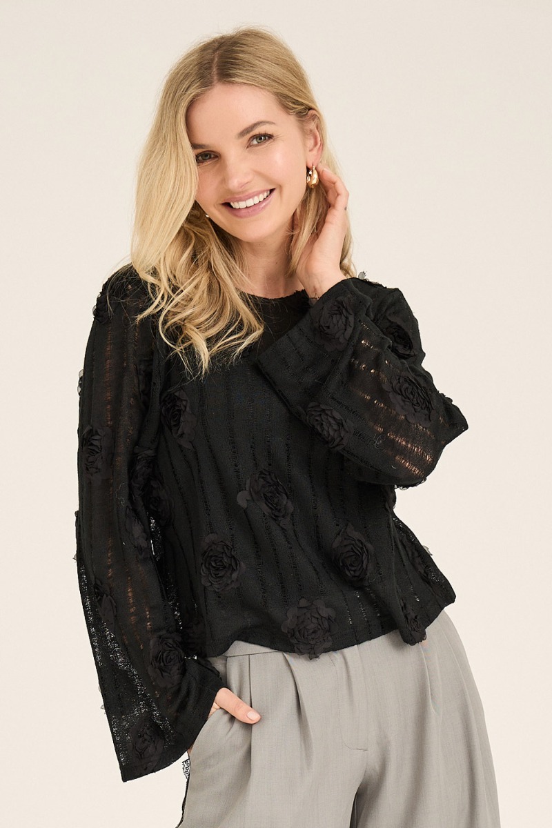 A-View - Bluse - Rosanna Blouse - Black
