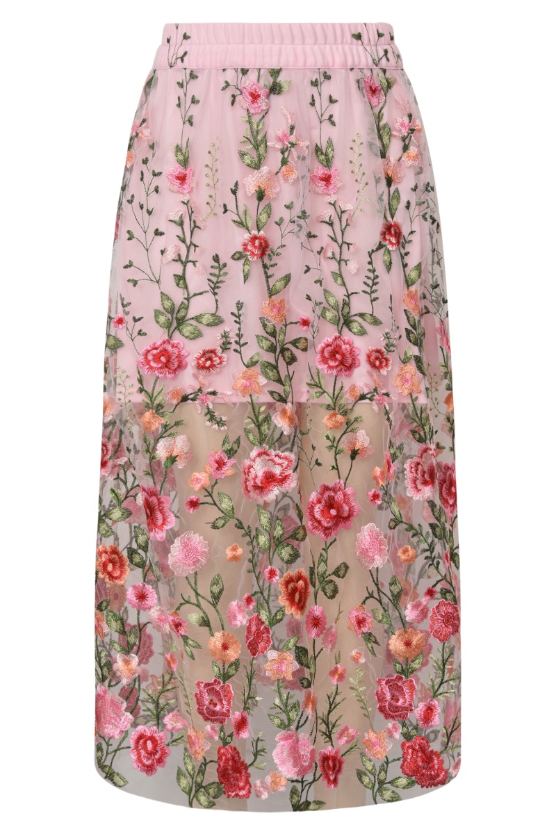 A-View - Nederdel - Fuschia Skirt - Rose/Pink