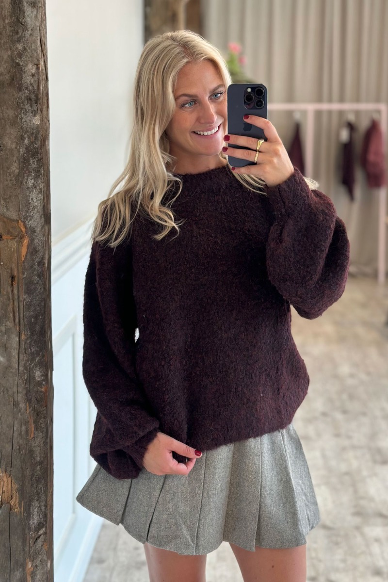 A-View - Strik - Patrisia New Knit Pullover - Bordeaux