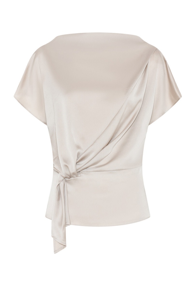 Bruuns Bazaar - Bluse - Women AcaciaBBTinja Blouse - Silver Cloud