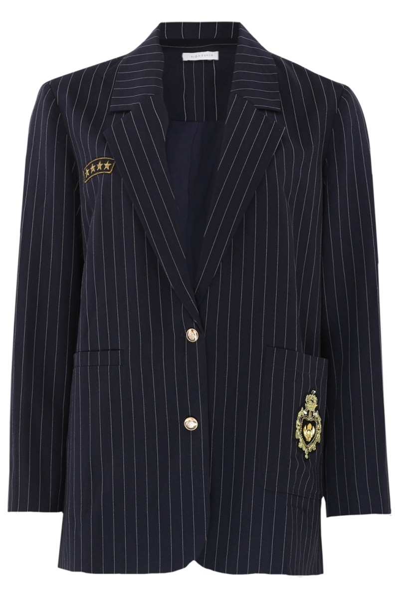Continue - Blazer - Jessy Blazer - Navy Blue Stripe
