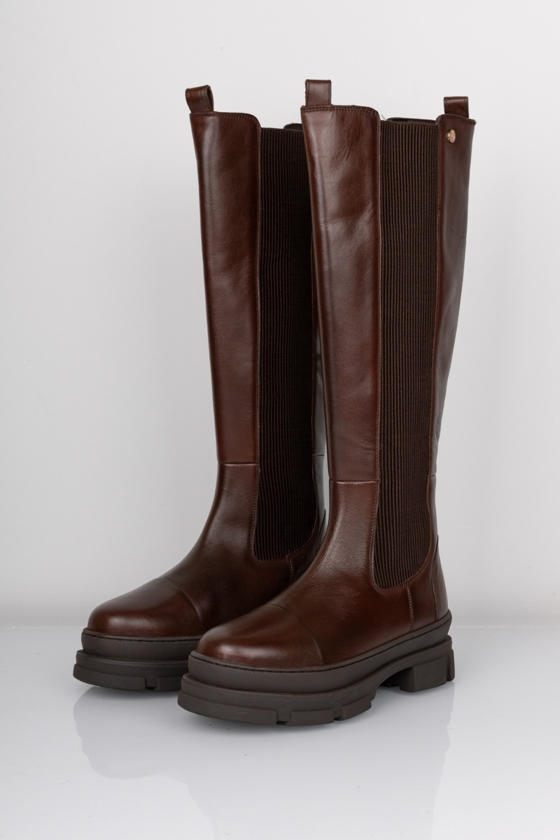 Copenhagen Shoes - Støvler - Follow Me And More - Dark Brown