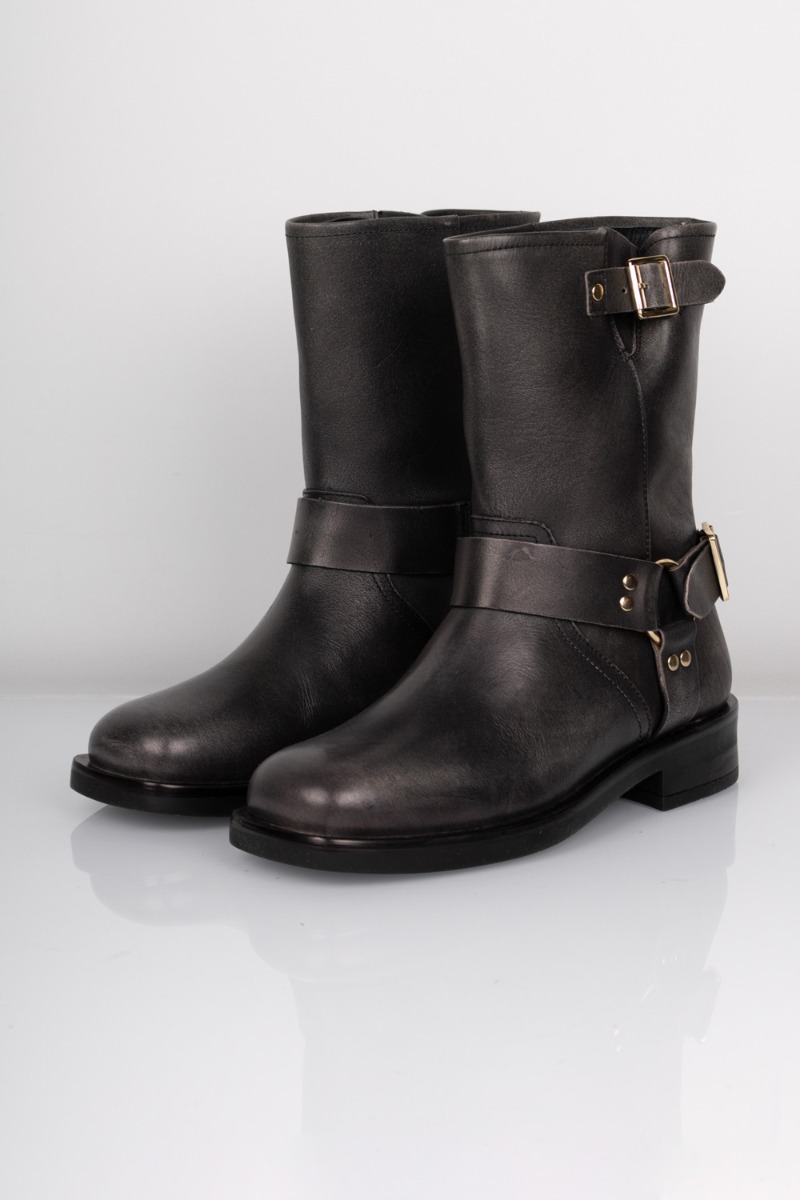 Copenhagen Shoes - Støvler - Heartbeat - Black/Grey