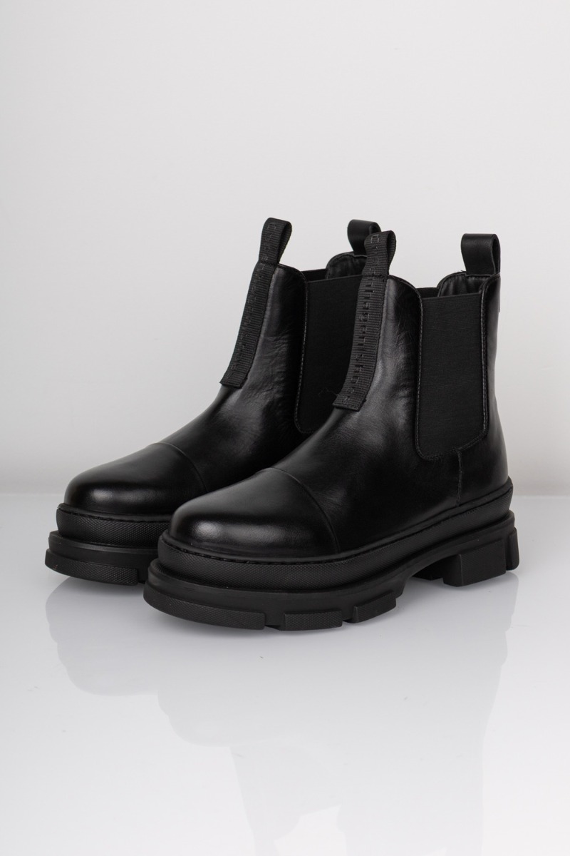 Copenhagen Shoes - Støvler - You and Me - Black (with black sole)