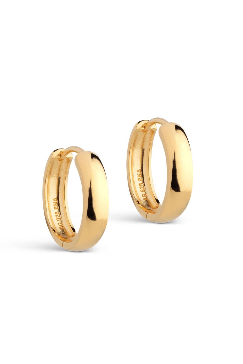 Enamel - Øreringe - Hoops