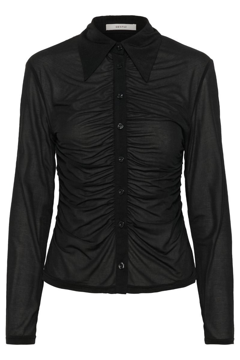 Gestuz - Skjorte - GZabbie shirt - Black