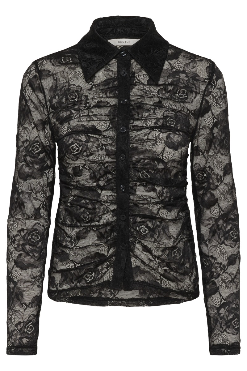 Gestuz - Skjorte - GZleala Shirt - Black