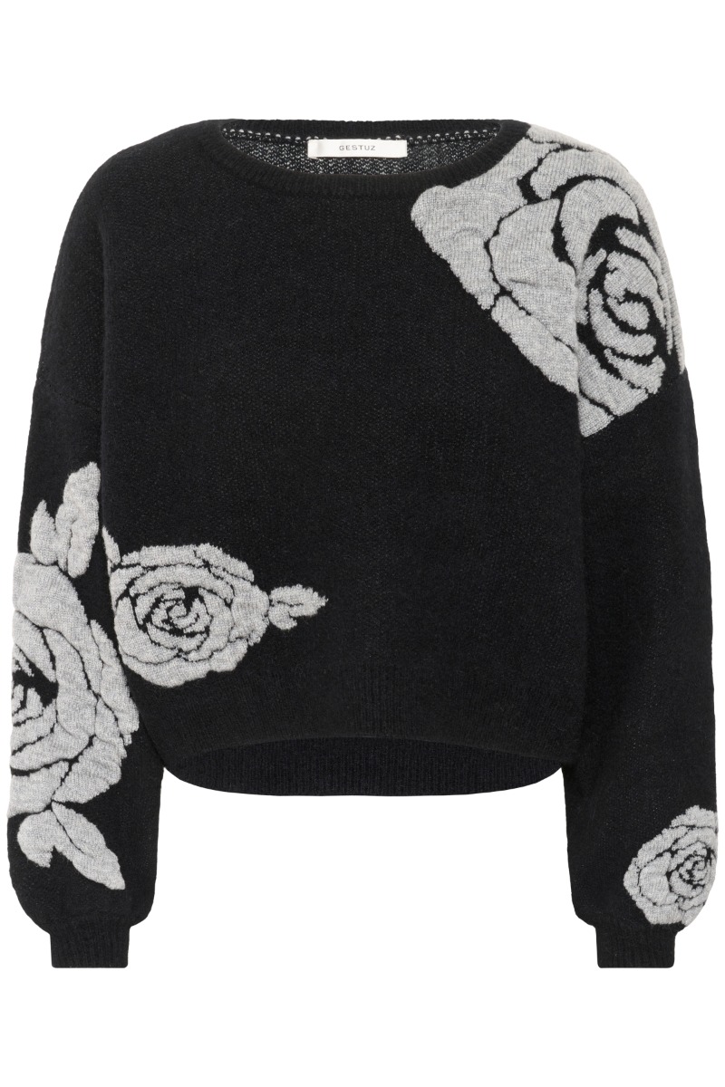 Gestuz - Strik - Rosaly Pullover - Black