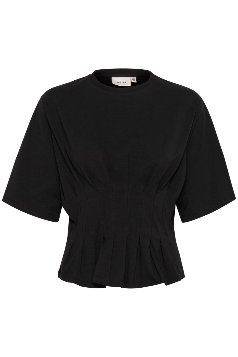 Gestuz - T-shirt - GZinez Tee - Black