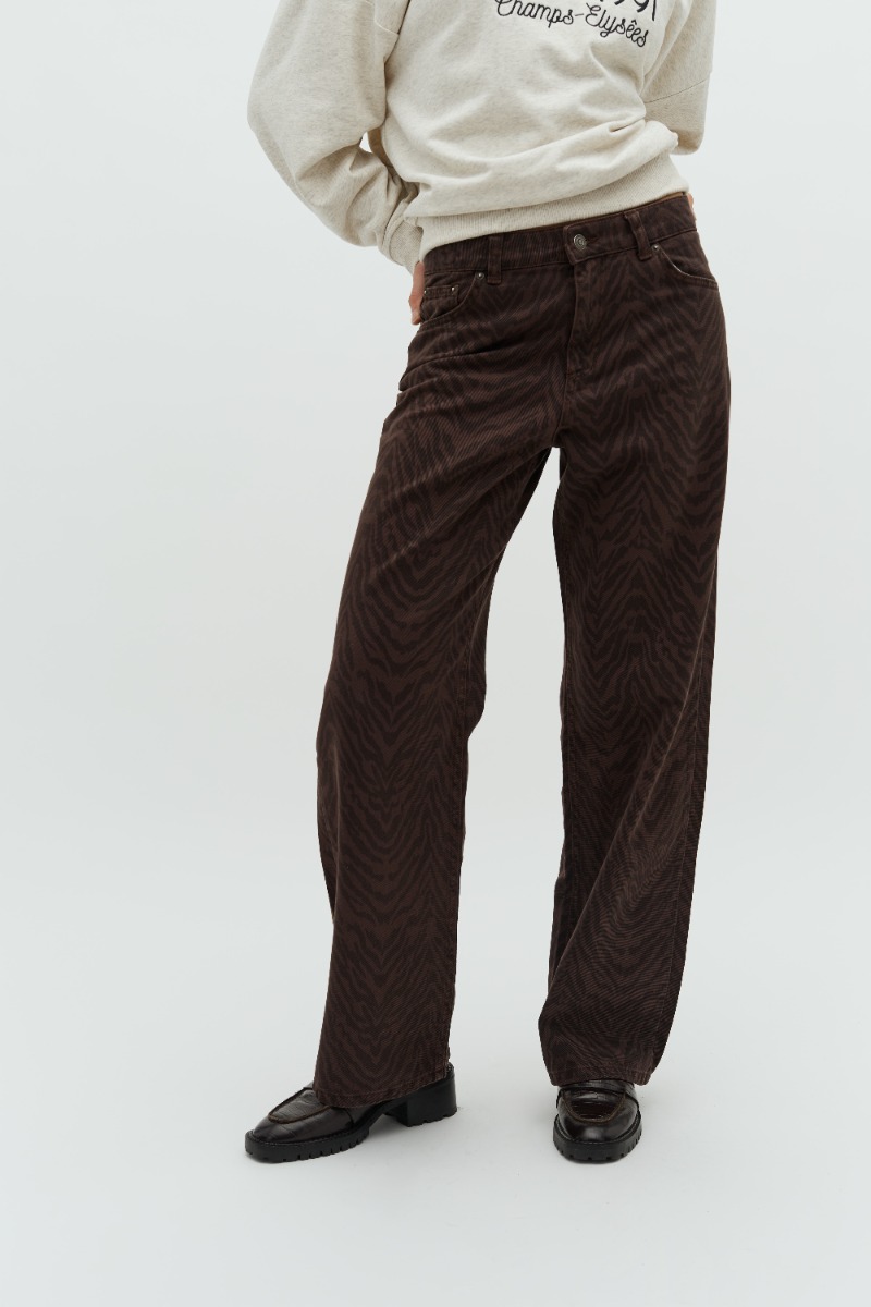 Global Funk - Jeans - Cadian-G - Brown Zebra Mist