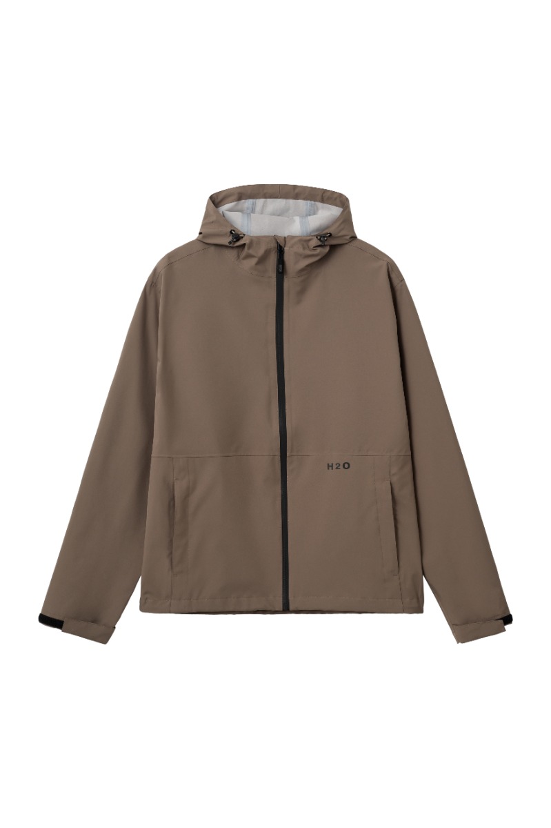 H2O - Regnjakke - Bornholm Rain Jacket - Dusty Oak