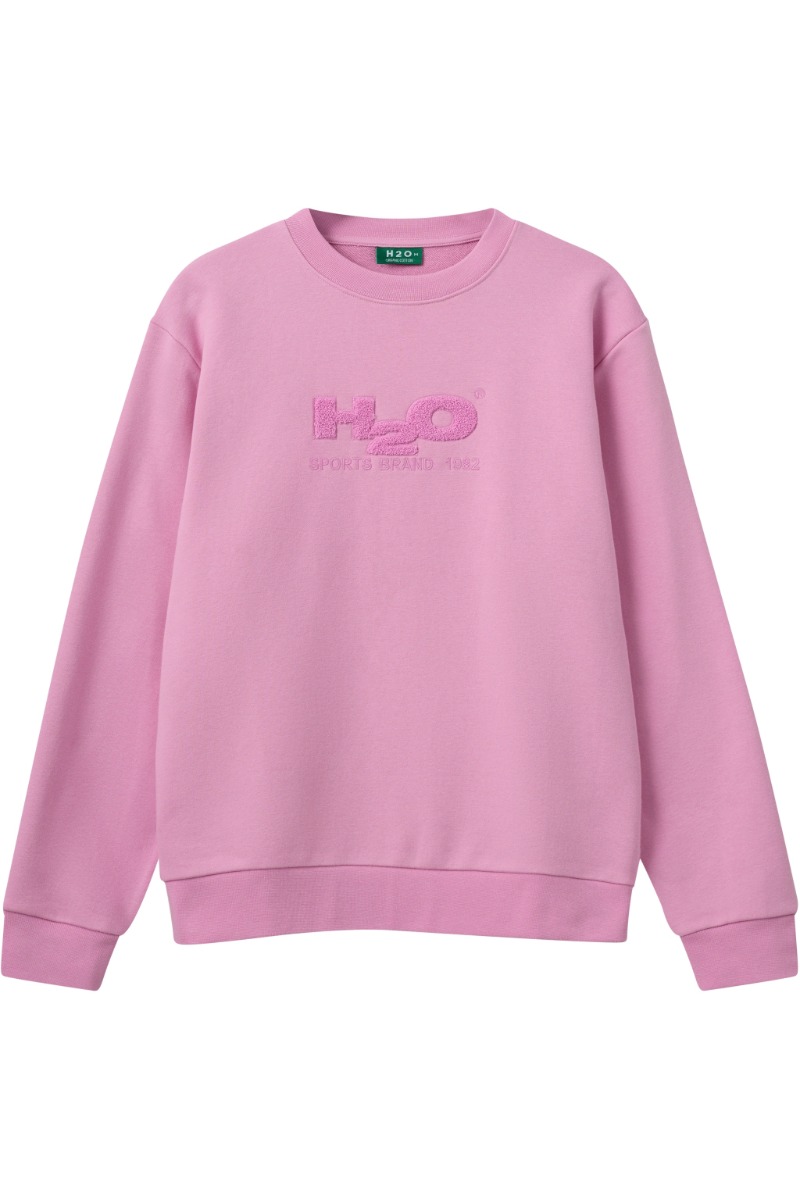 H2O - Sweatshirt - Basic Logo Sweat O´neck - Flamingo