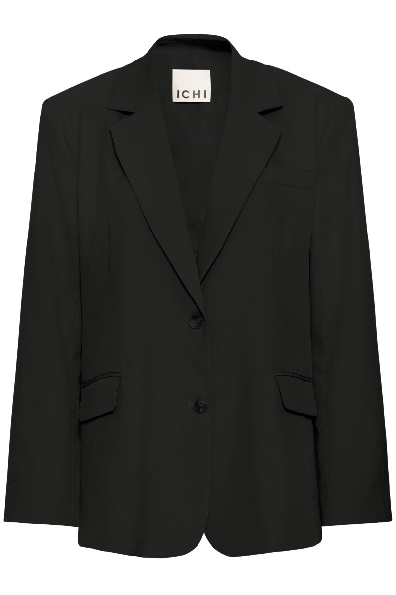 Ichi - Bukser - Fava Oversize - Black (Levering midt november)