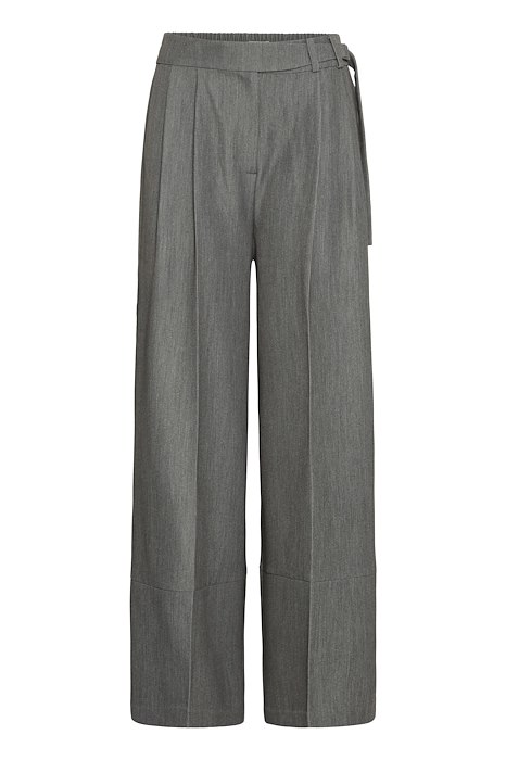 Ichi - Bukser - Filano - Dark grey melange