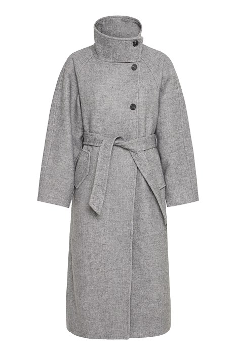 Ichi - Jakke - Gaziva Jacket2 - Grey melange