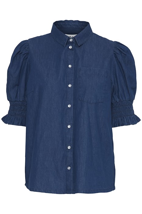Ichi - Skjorte - Borgie - Washed Dark Blue