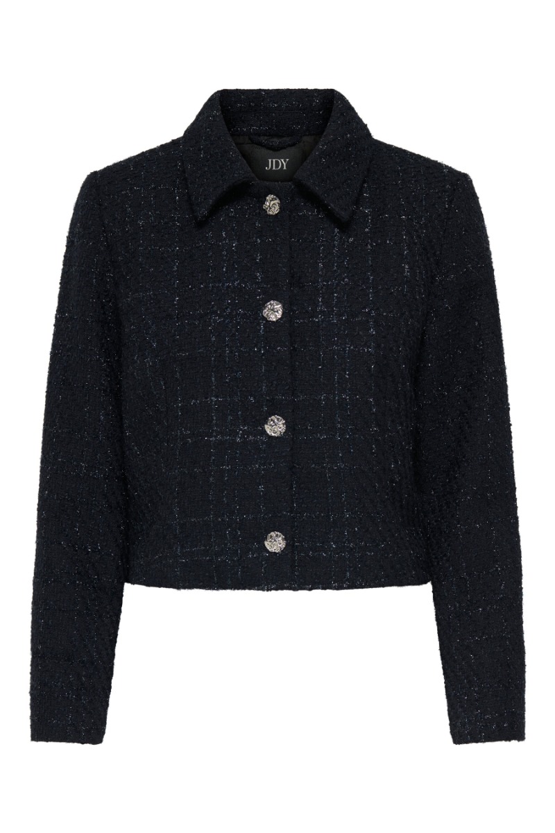 JDY - Jakke - Denver L/S Boucle Blazer - Total Eclipse