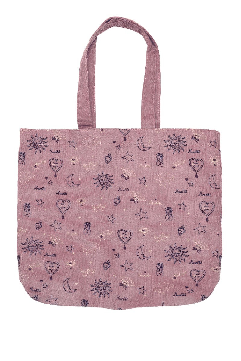 Maanesten - Taske - Magic Corduroy Totebag - Purple Theatre Magic Purple
