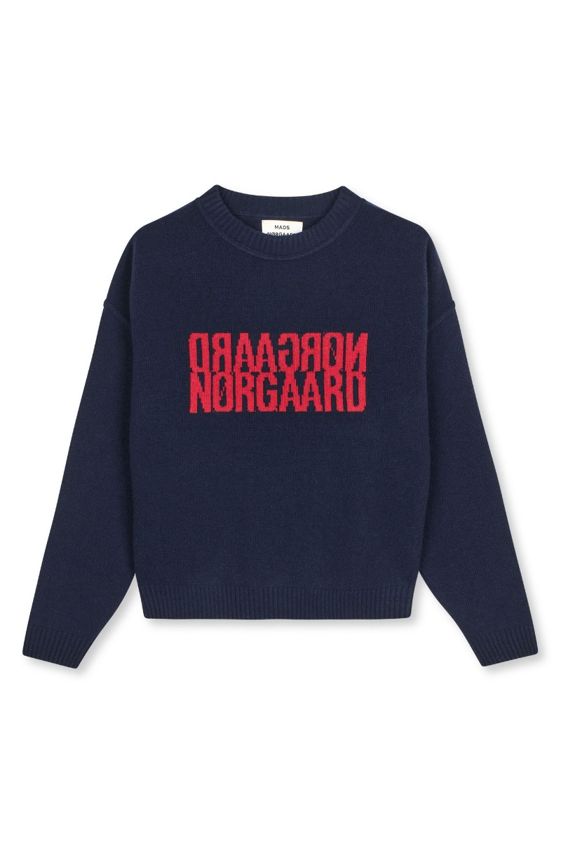 Mads Nørgaard - Strik - Yota Knit Tilona Sweater - Parisian Night