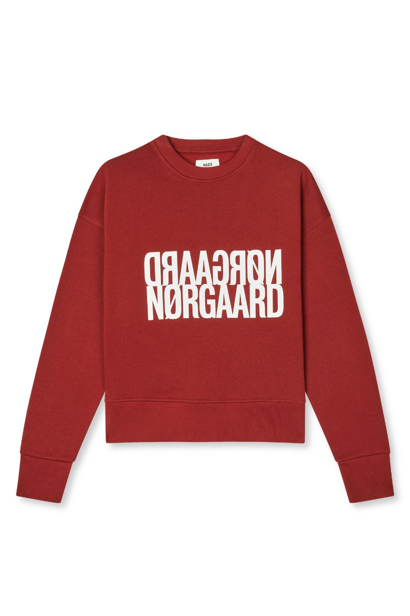 Mads Nørgaard - Sweat - Original Sweat Tilvina Sweatshirt - Winery