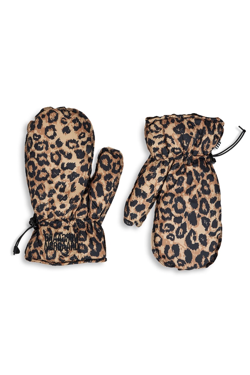 Mads Nørgaard - Vanter - Light Ripstop Pillow AOP Glove - Leo AOP/Black