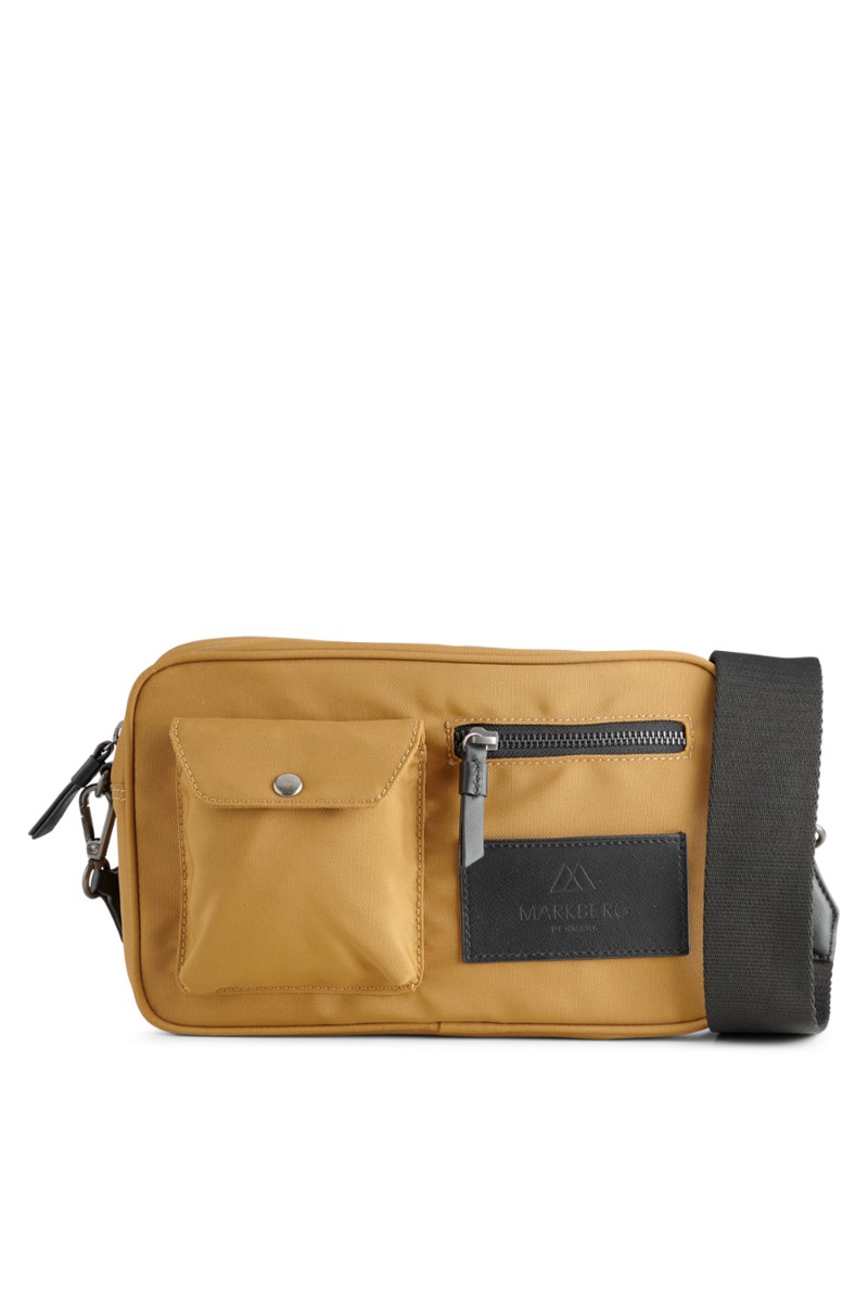 Markberg - Taske - Darla Crossbody Bag Recycled - Mustard w/Black
