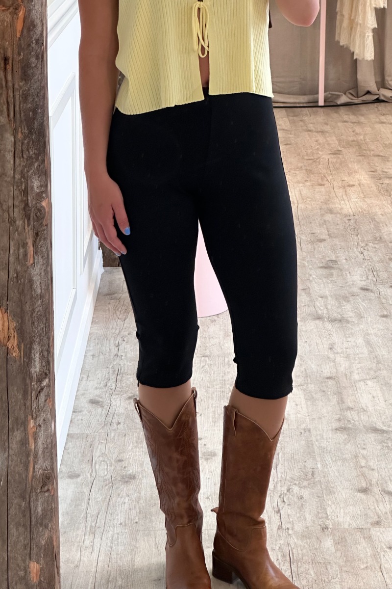 Modström - Bukser - Tanny Capri Pants - Black