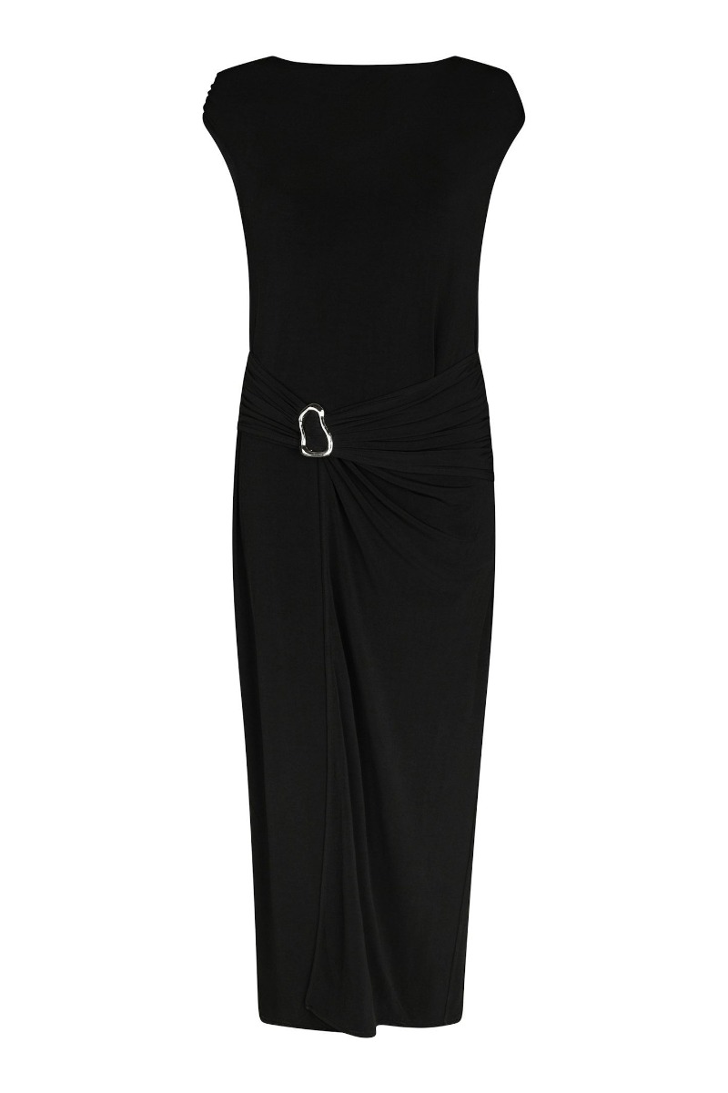 Neo Noie - Kjole - Minja Drapy Dress - Black