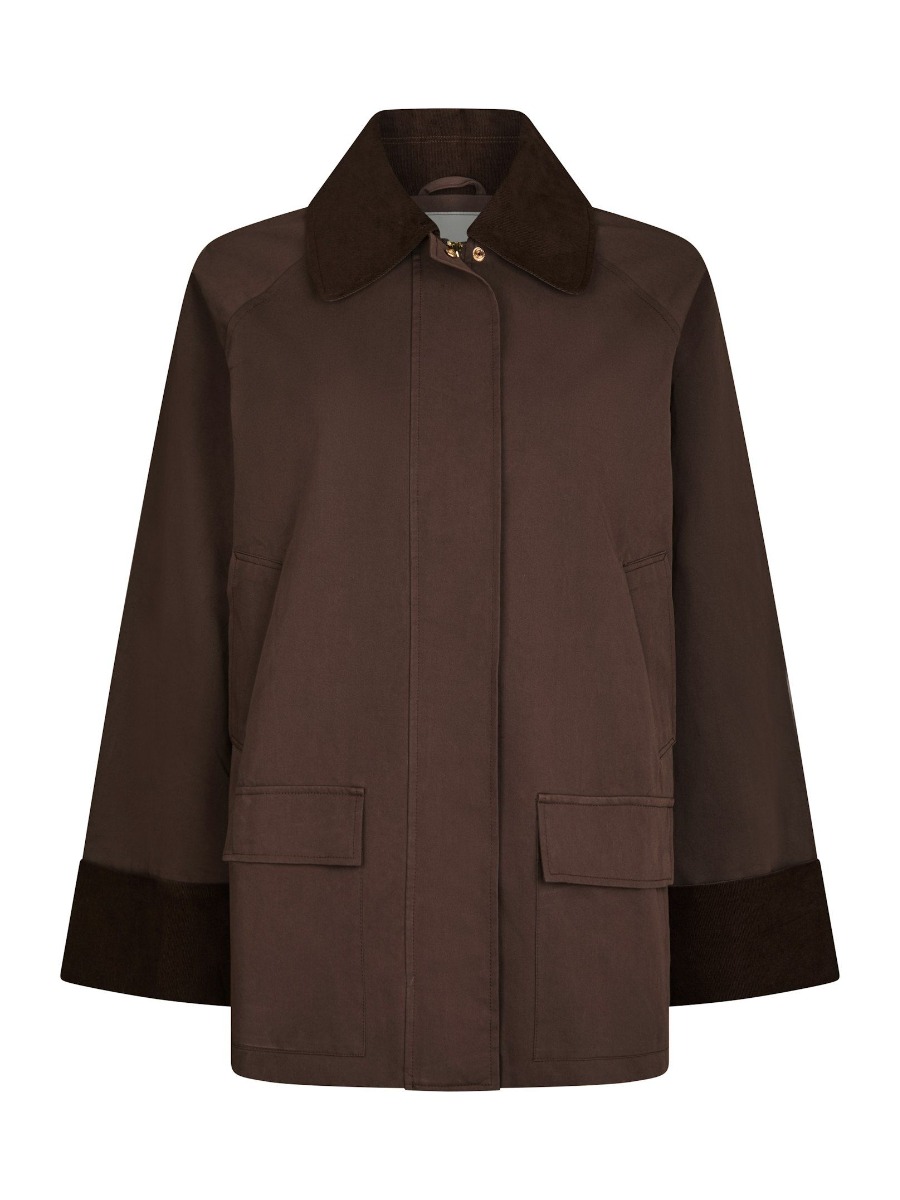 Neo Noir - Jakke - Anastacia Cord Jacket - Brown