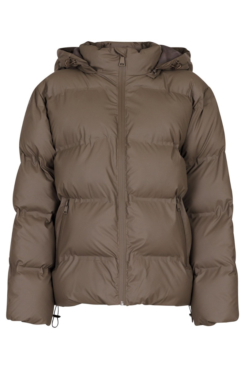 Neo Noir - Jakke - Fox C Puffer Jacket - Dark Taupe
