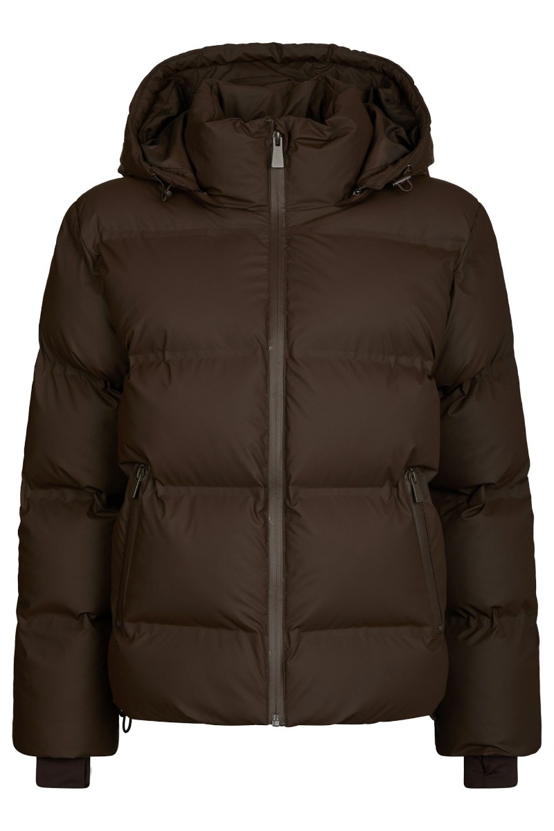 Neo Noir - Jakke - Fox C Puffer Jacket - Dark brown