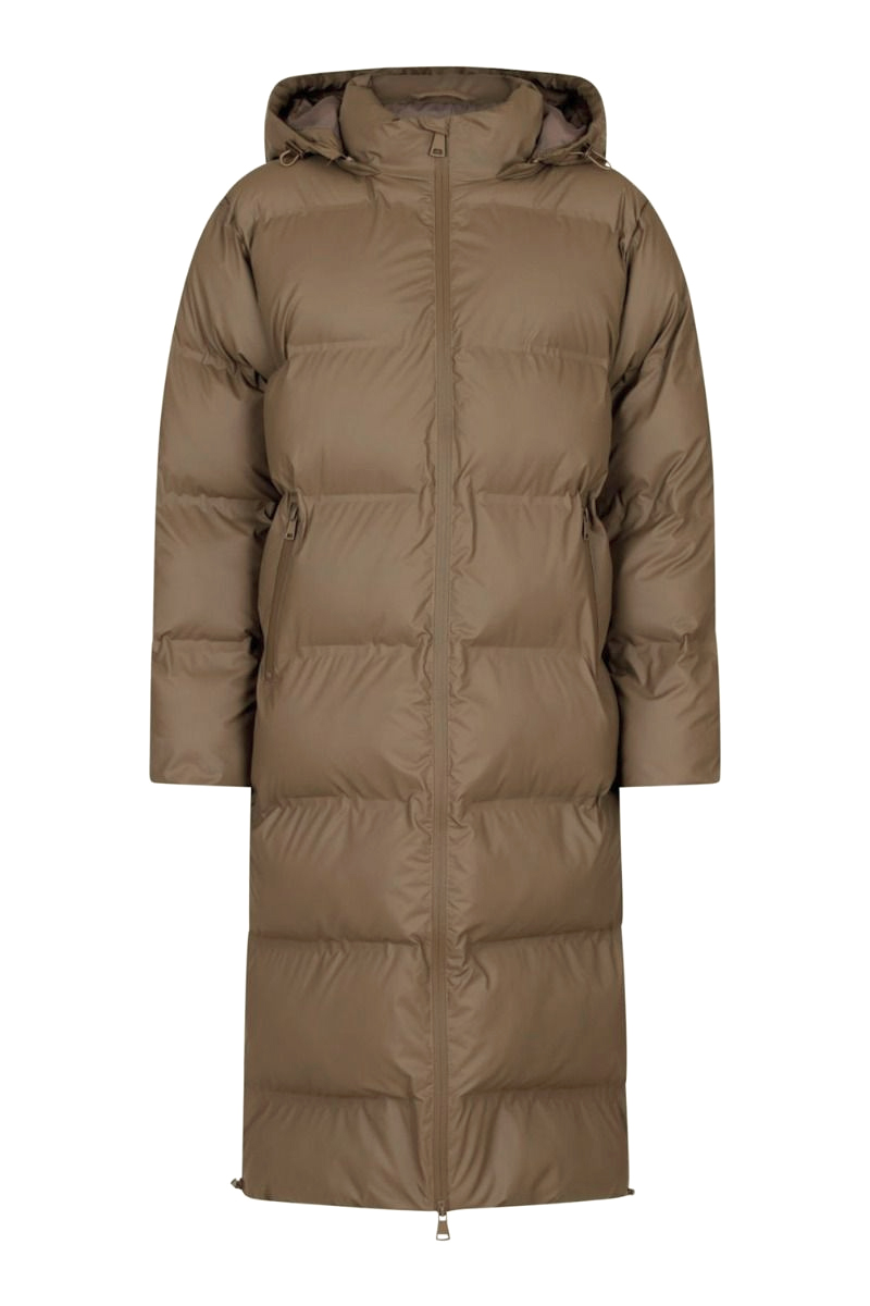 Neo Noir - Jakke - Viviana C Puffer Jacket - Dark Taupe