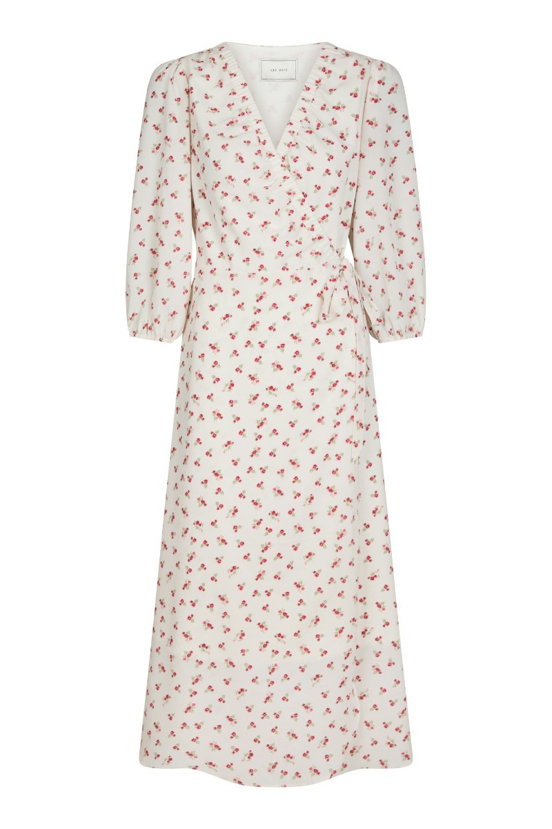 Neo Noir - Kjole - Malinga Simple Flower Dress - Red