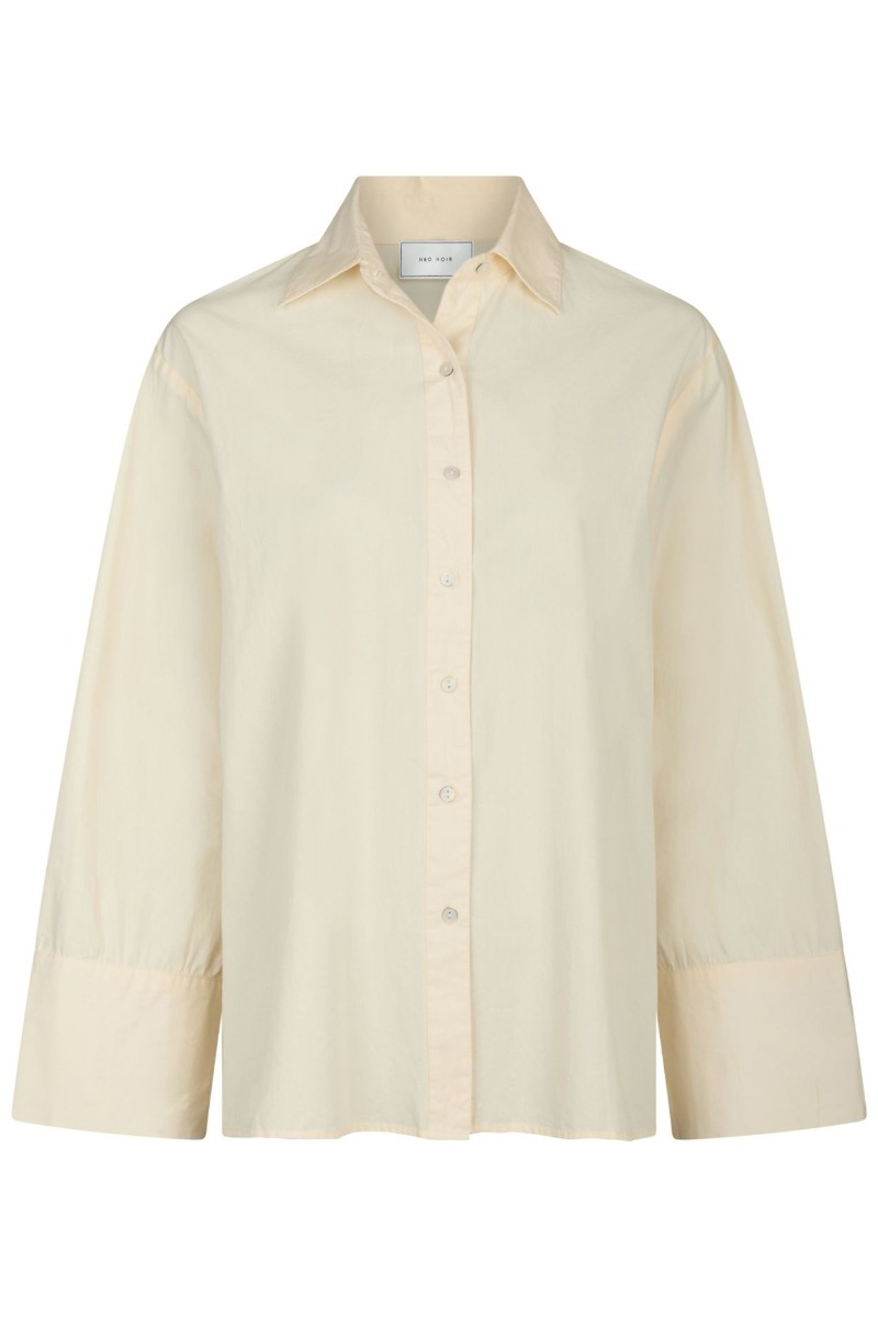 Neo Noir - Skjorte - Ayari C Poplin Shirt - Light Yellow