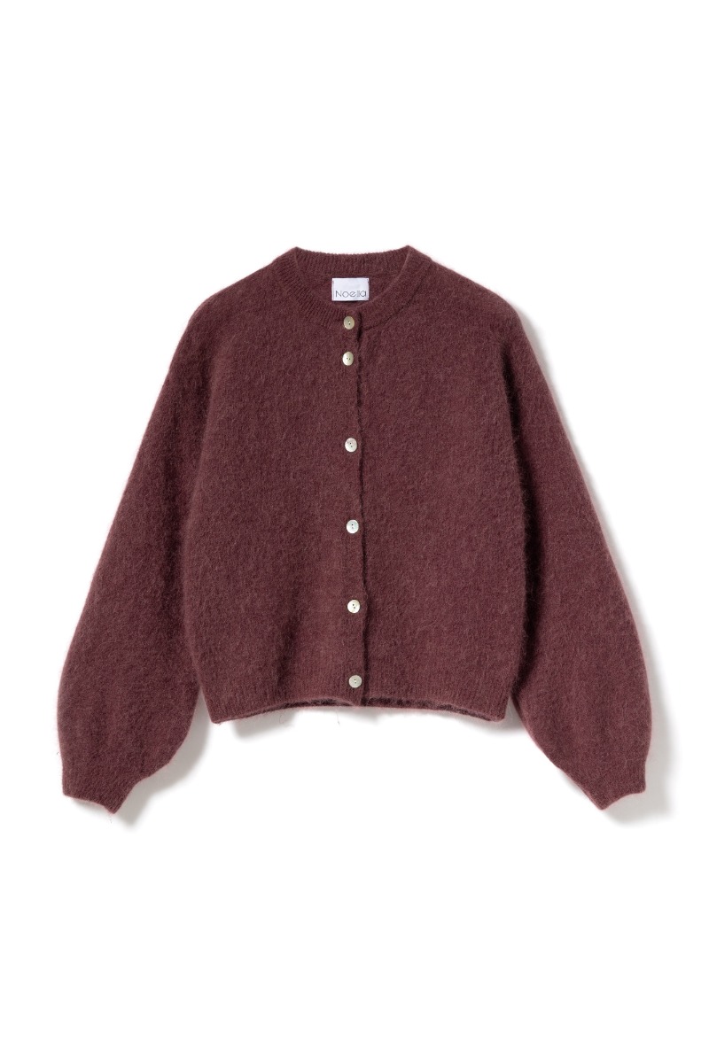 Noella - Cardigan - Kae Knit Cardigan - Rust