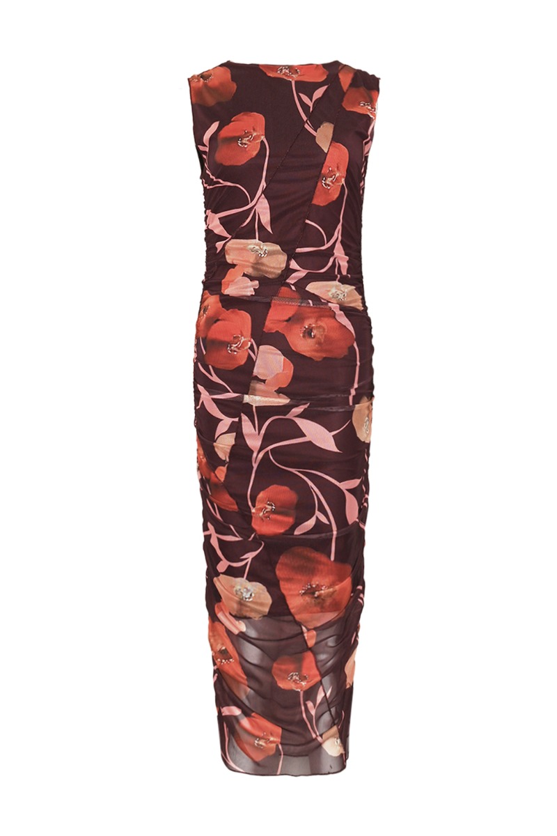 Noella - Kjole - Sutton Dress Caris - Red Print