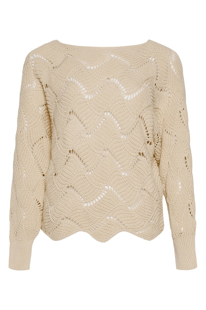 Noella - Strik - Taffy Knit Sweater - Sand