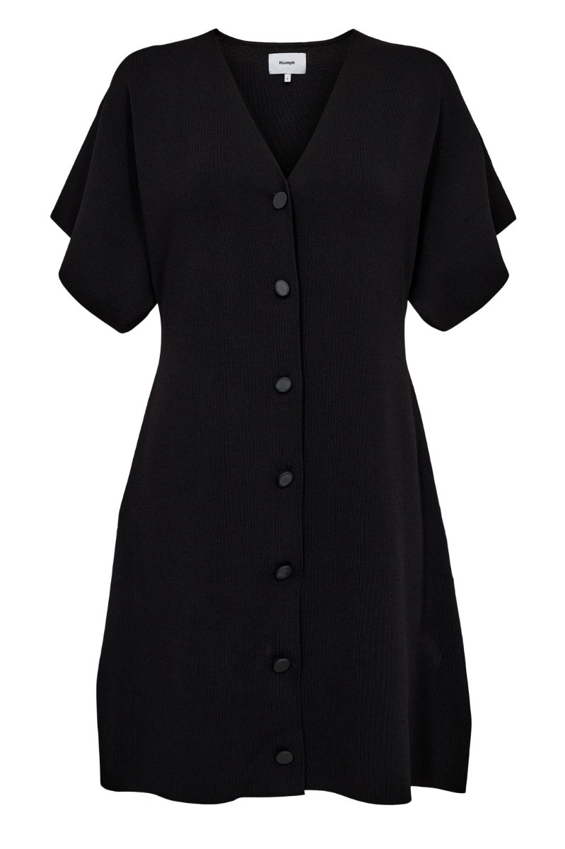 Nümp - Kjole - Nulonna Dress - Caviar