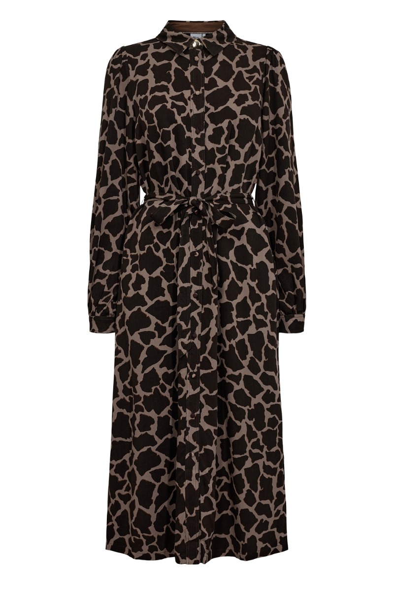 Nümph - Kjole - Hana Shirt Dress - Black Coffee