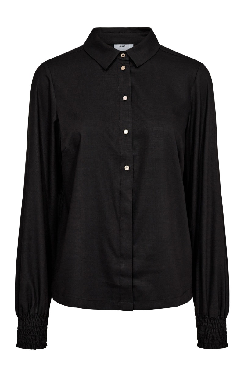 Nümph - Skjorte - NU Tully Shirt - Caviar