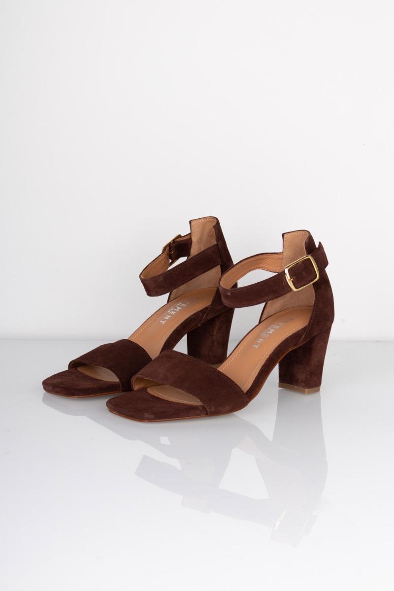 Pavement - Stiletter - Lykke - Dark Brown (Levering start december)