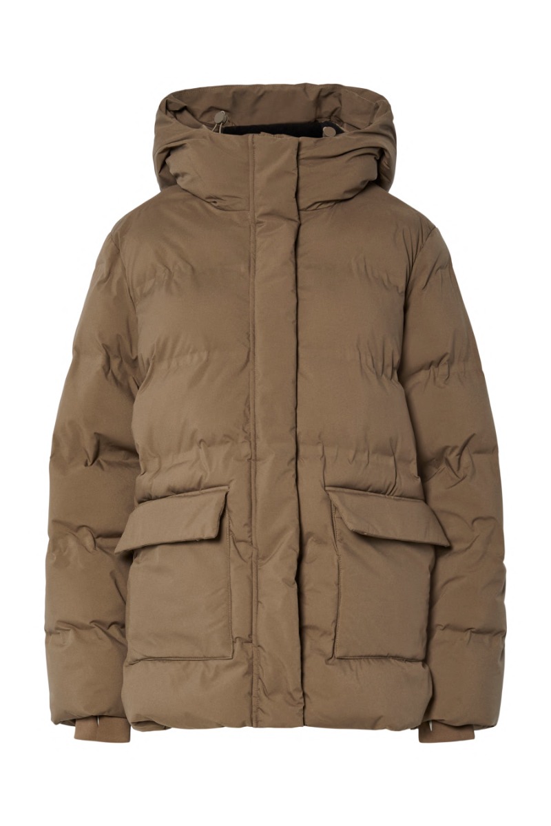 Pieces - Jakke - Norma Puffer Jacket - Morel