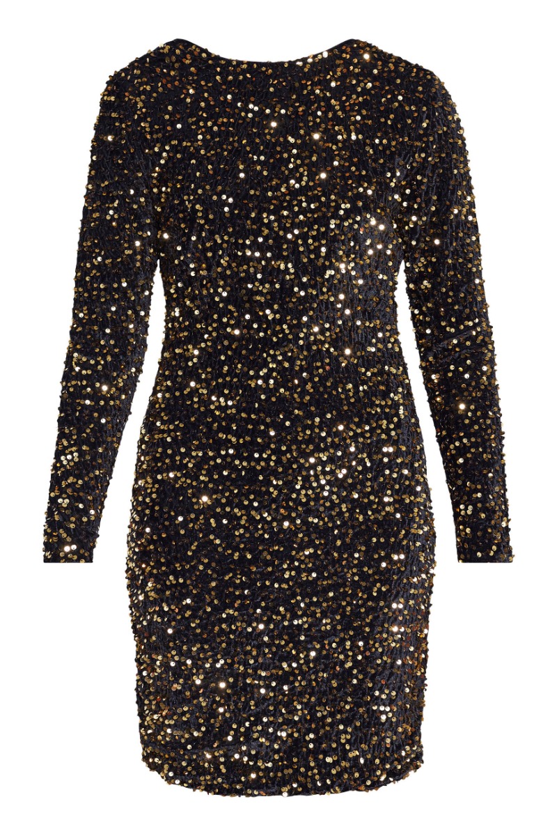 Sisters Point - Kjole - Gigi-DR - Black/Gold