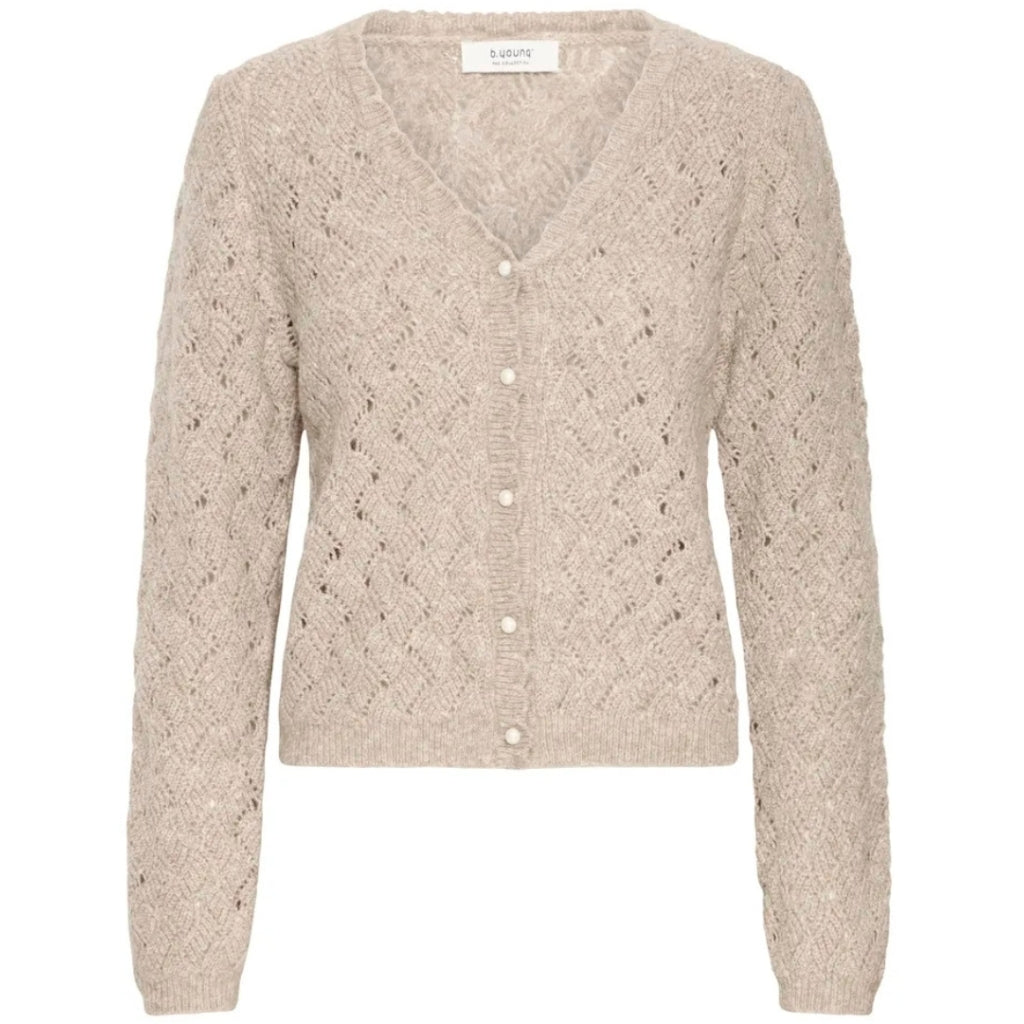 B.YOUNG DAME CARDIGAN BYNADIKA - String Melange