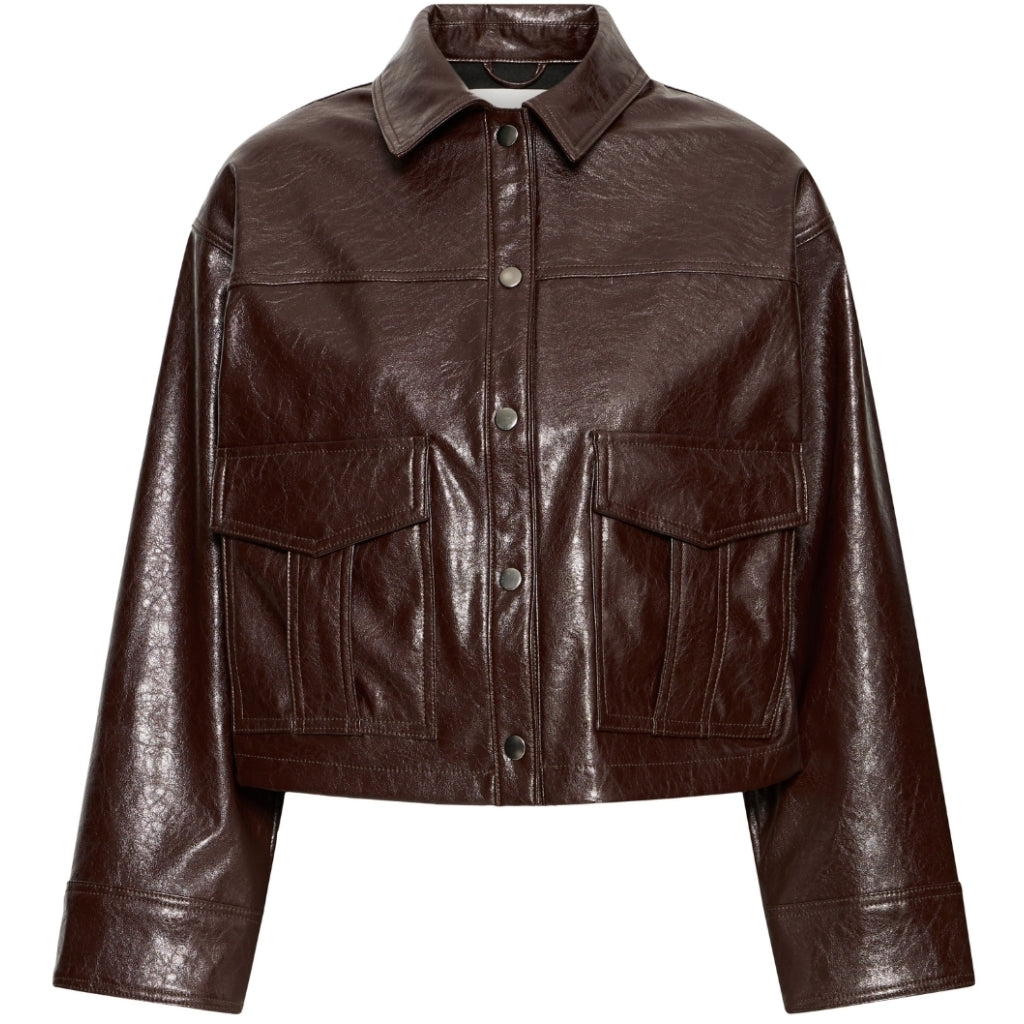 B.YOUNG DAME JAKKE BYDAINA - Chocolate Plum