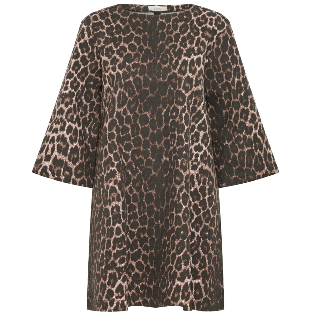 B.YOUNG DAME KJOLE BYKENNA - Denim Leopard Mix