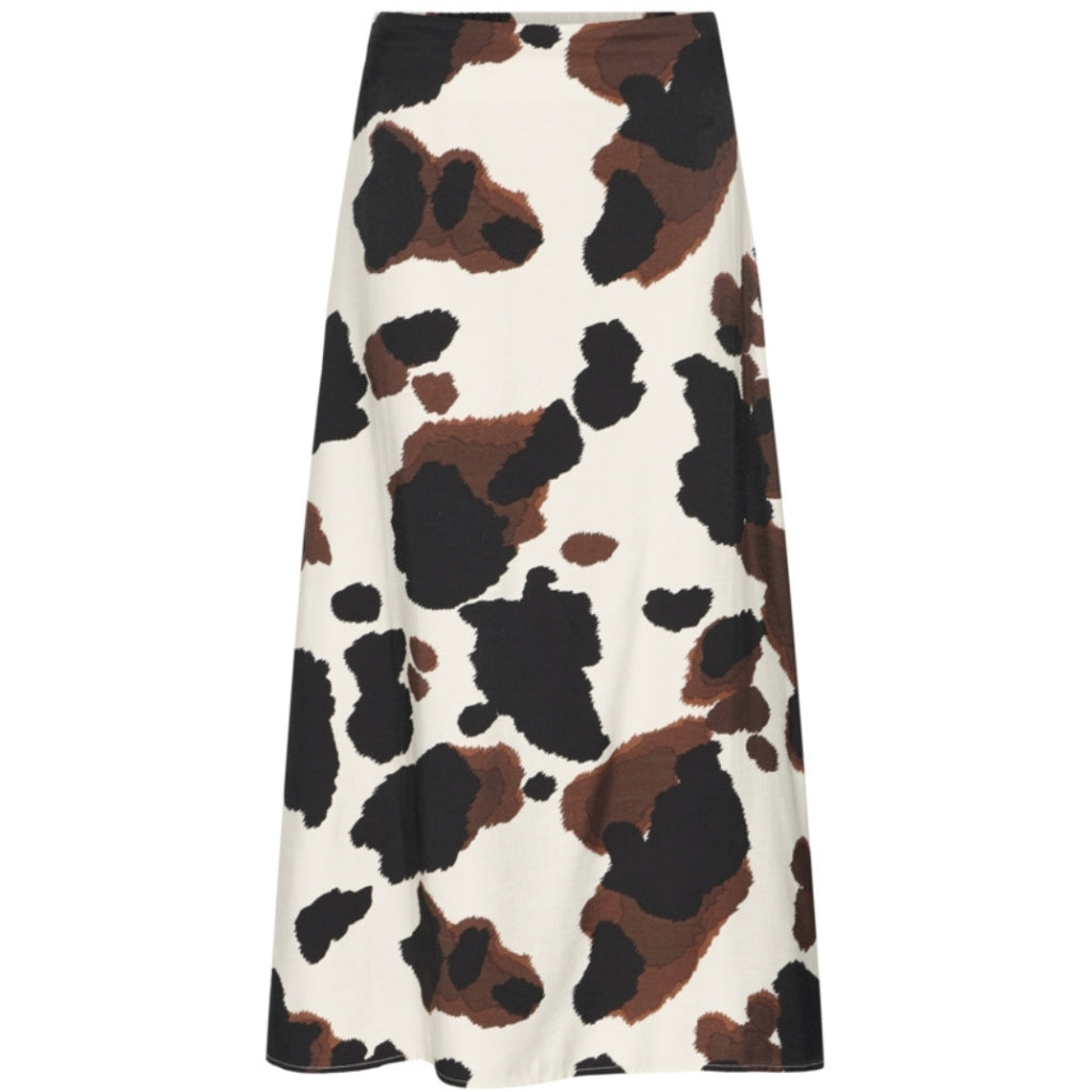 B.YOUNG DAME NEDERDEL BYIHAMMA - String Cow Print