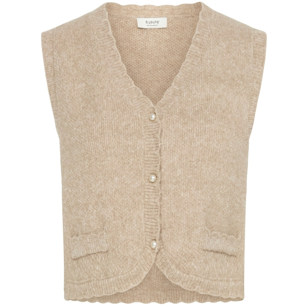 B.YOUNG DAME VEST BYNADIKA - String Melange
