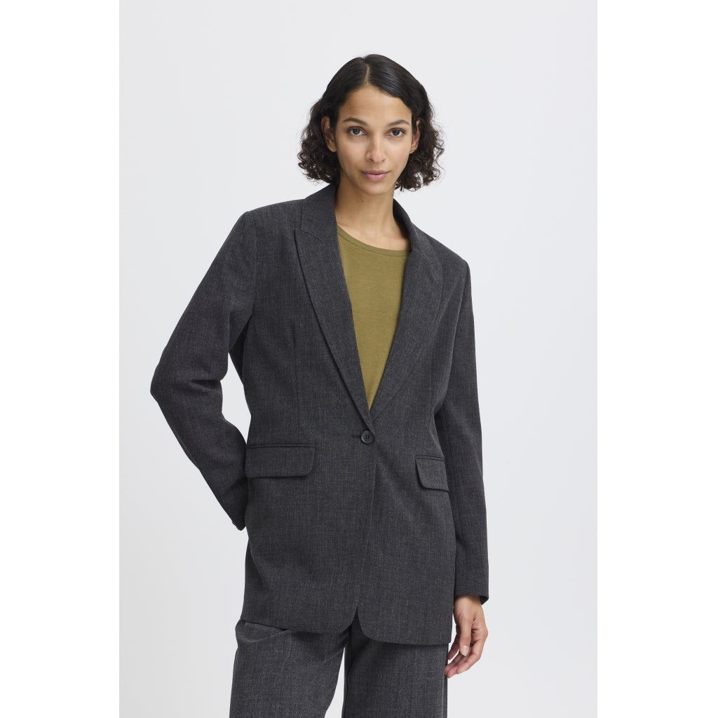 B.YOUNG dame blazer BYDANTA - Black Melange